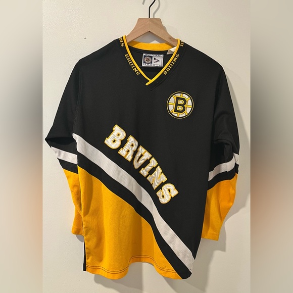 Mighty Mac Other - Boston Bruins - Men’s Black & Gold Hockey Jersey